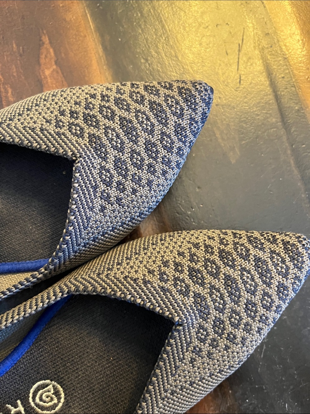 Rothy’s Walnut Python pointed flats - Picture 10 of 13